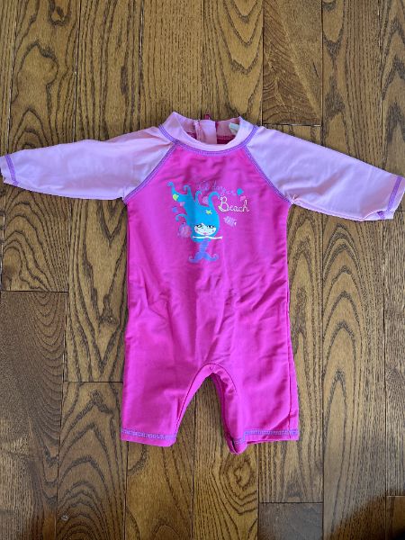 Pink swimsuit 9-12M