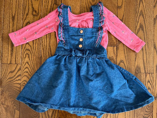 2 piece dress set 12M