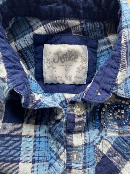 Plaid Flannel Shirt, Size 6, Kids 6/6X
