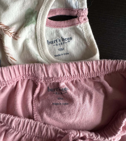 Burt’s Bees Baby Fall pumpkin outfit , Kids 18 Month (12-18M)