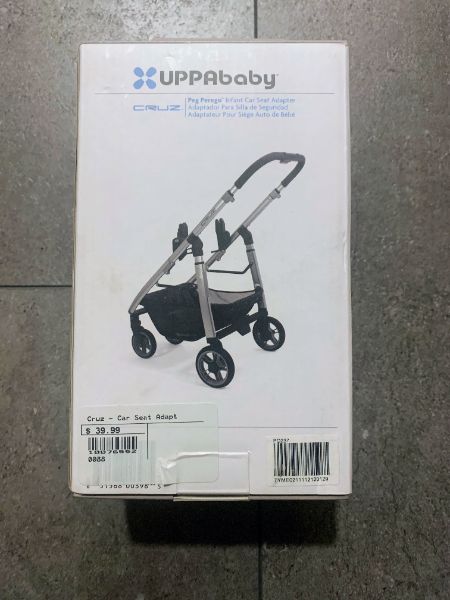 Peg Perego Infant Car Seat Adapter for UPPAbaby Cruz Stroller, Retails $40