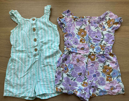 Bundle 2 Rompers, Size 6, Kids 6/6X