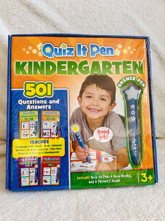 Quiz It Pen Kindergarten 501 Questions & Answers, ages 3+, new in package