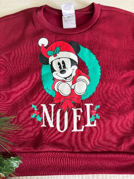 Mickey Mouse Christmas Sweater 2T , Kids 2T