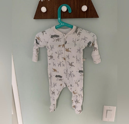 Bamboo Footie Sleeper, 6 months , Kids 6 Month (3-6M)