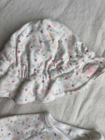 NWOT: 100% Organic Cotton 2 piece set by Petit Bateau 3M, Kids 3 Month (0-3M)