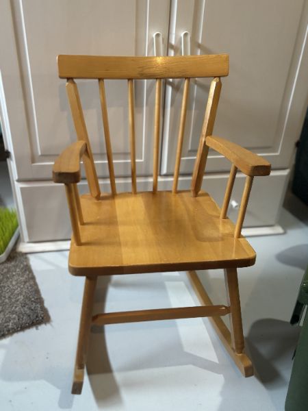 Wooden Rocking Chair, Toddler/Small child