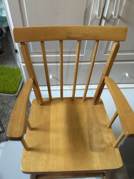 Wooden Rocking Chair, Toddler/Small child