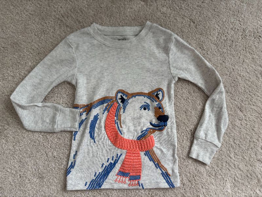 Polar Bear Long Sleeve, 3T, Carter's, Kids 3T