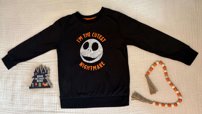 Disney Nightmare Before Christmas 2T Toddler Halloween Pajamas , Kids 2T