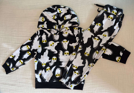 Old Navy 2T Toddler 2 Piece Halloween Ghosts Sweatshirt & Pants , Kids 2T
