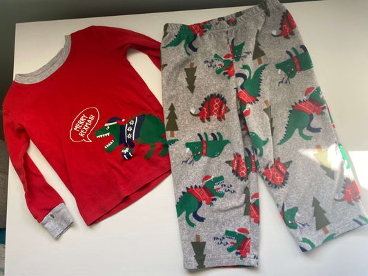 Dinosaur Christmas pajama, 18 months , Kids 18 Month (12-18M)