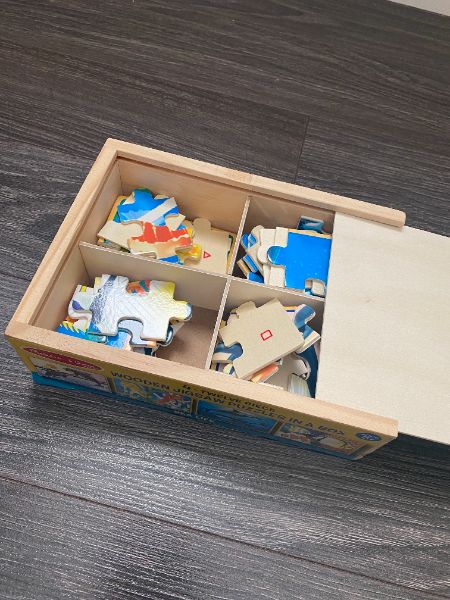 Melissa & Doug 4 12-pc Wooden Puzzles