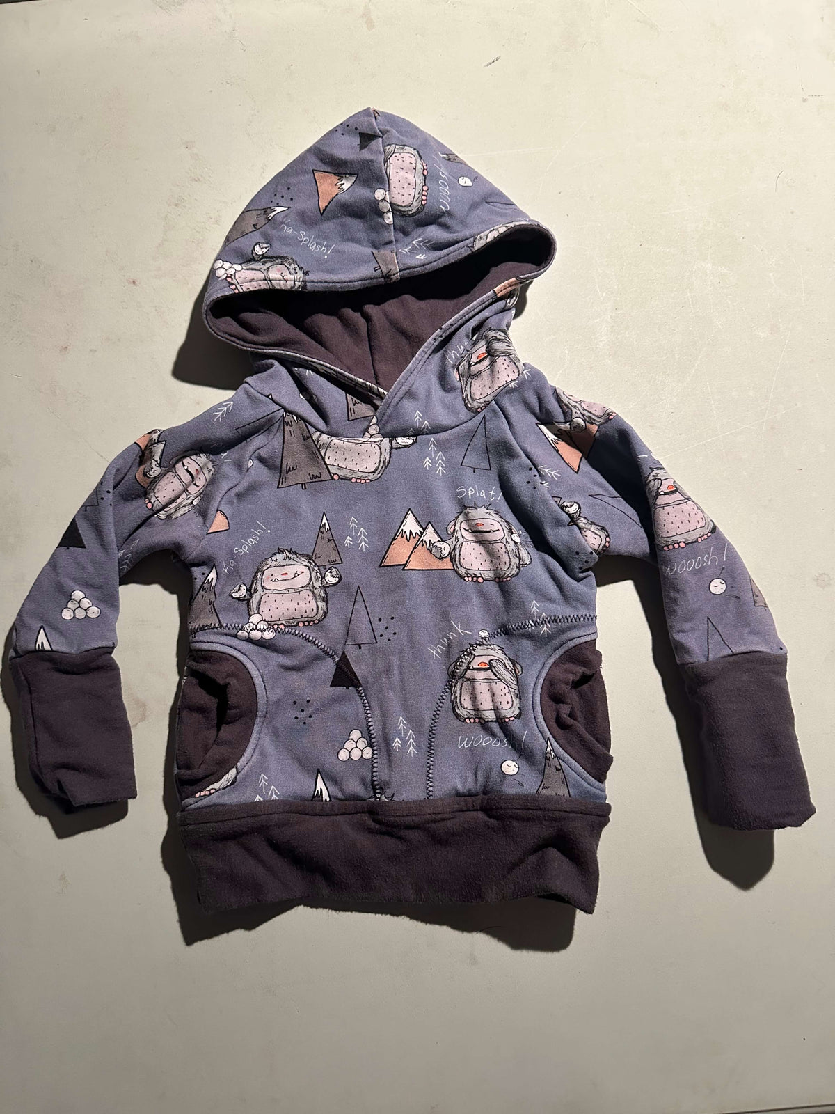 Grow with me hoodie 3-12mo, Kids 12 Month (9-12M)