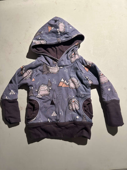 Grow with me hoodie 3-12mo, Kids 12 Month (9-12M)