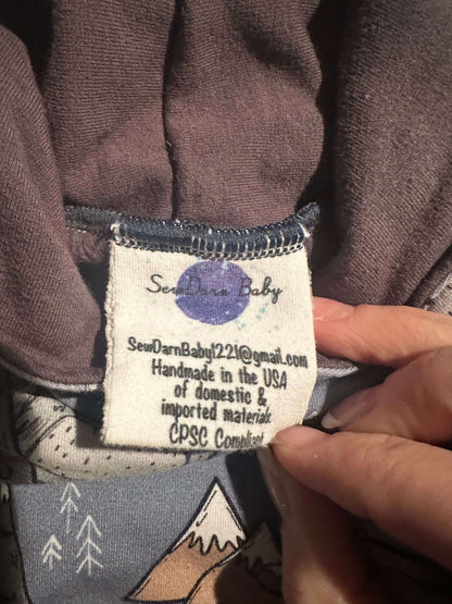 Grow with me hoodie 3-12mo, Kids 12 Month (9-12M)