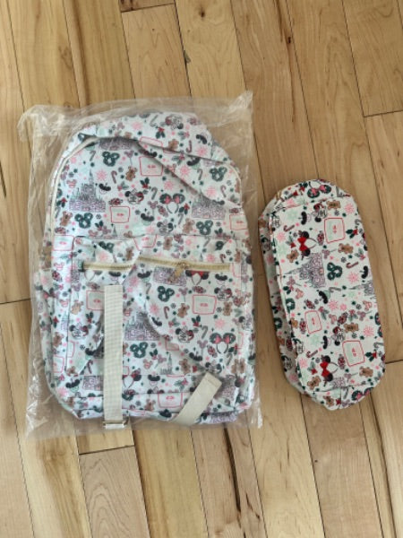 Disney Christmas Backpack and Pouch