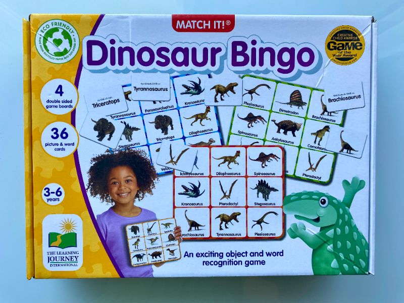 Dinosaur Bingo and Fold-out Dinosaur Book