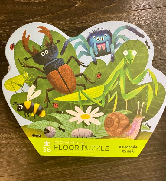 Crocodile Creek 36-pc Backyard Bugs Floor Puzzle