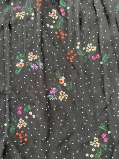 Seraphine 🇬🇧 -Black dress with floral details, maternity and nursing, Maternity S (4-6)
