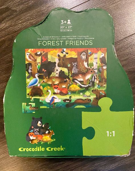 Crocodile Creek 36-pc Forest Friends Floor Puzzle