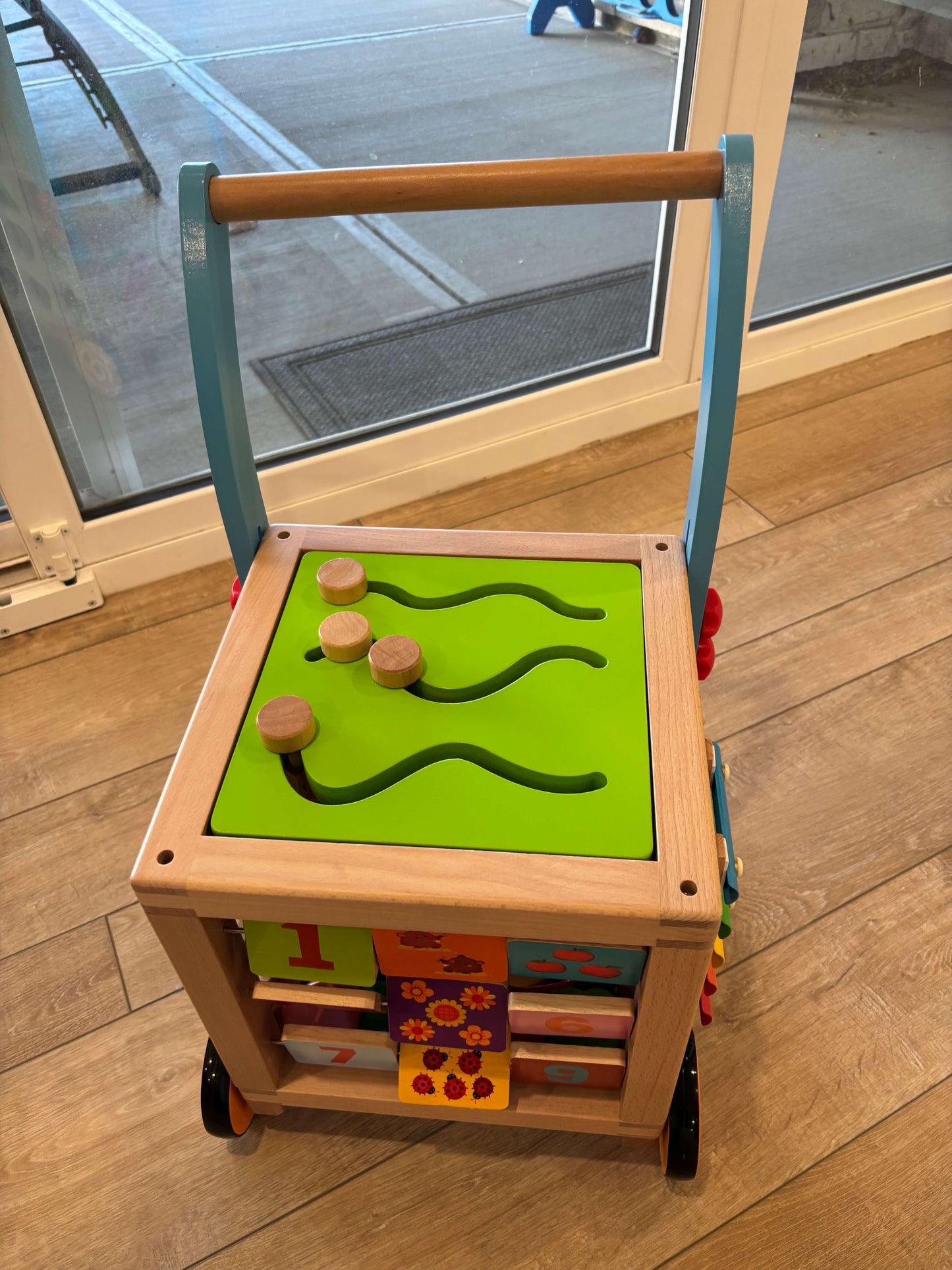 Wondertoys Wooden Activity Cube Walker