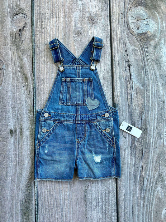 BabyGap size 2T girls denim shorts coveralls, overalls, shorts romper, summer one piece, new with tags, Kids 2T