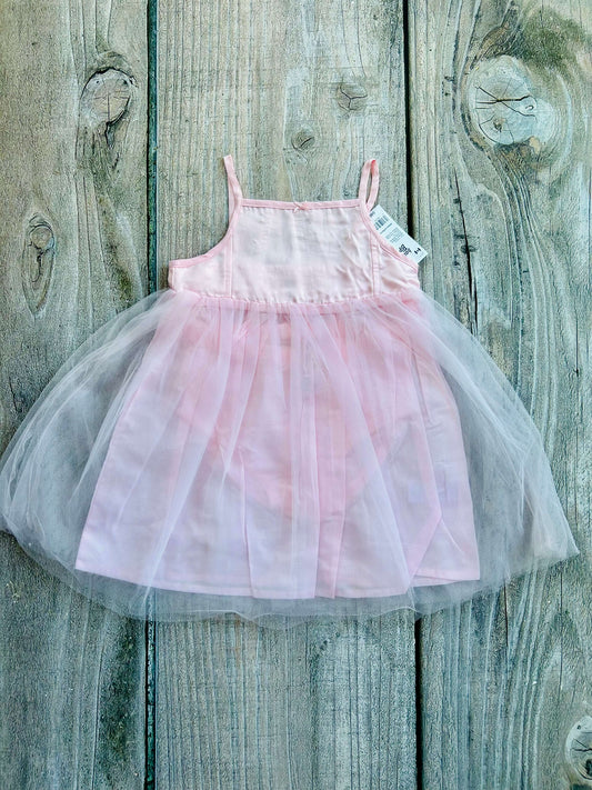 Osh Kosh size 24m girls ballerina pink tulle strap dress, new with tags, Kids 24 Month (18-24M)