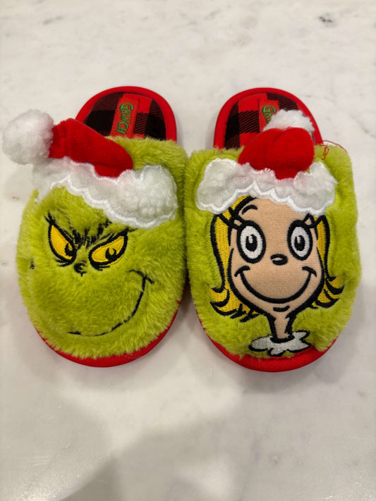 Grinch Slippers, Shoes 9 (Toddler:2-4yr)