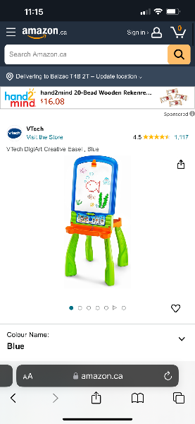 New Vtech digiart easel