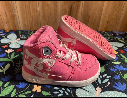 Pink Toddler DC Shoes, Shoes 5 (Walkers:12-24 mth)