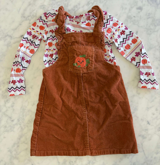 Girls Fall Dress Set, Kids 3T