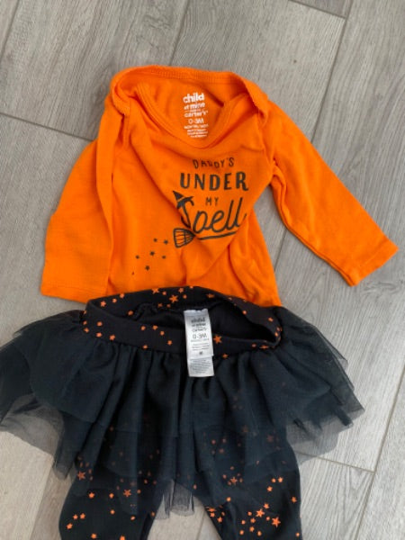 0-3m Halloween outfit