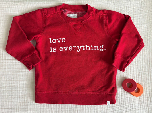 Little Planet by Carter's "Love is Everything" 3T Toddler Unisex Sweatshirt , Kids 3T