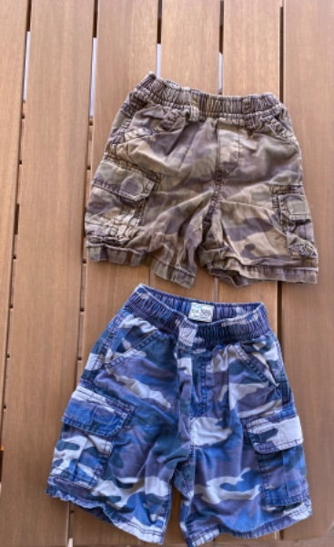 3T camo cargo shorts, Kids 3T