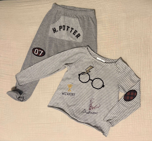 Harry Potter 18 Months Baby Unisex Two Piece Outfit , Kids 18 Month (12-18M)