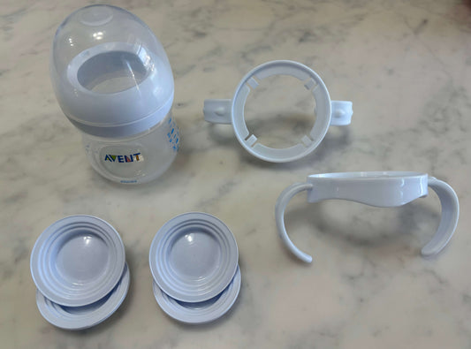 Avent 4oz bottle with Accessories