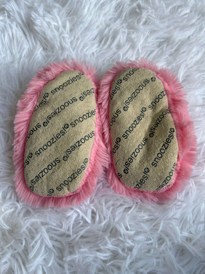 Pink piggy SNOOZIES Slippers, 3-6 months, Shoes 0 (Baby: 0-12 mth)