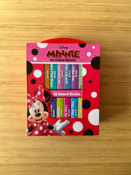 12 Minnie Mouse Board Book Set