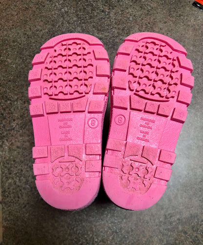 Girls Size 8 Toddler Rain Boots, Shoes 8 (Toddler:2-4yr)