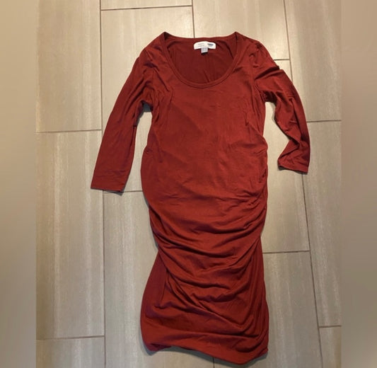 Maternity Bodycon Dress, size Large