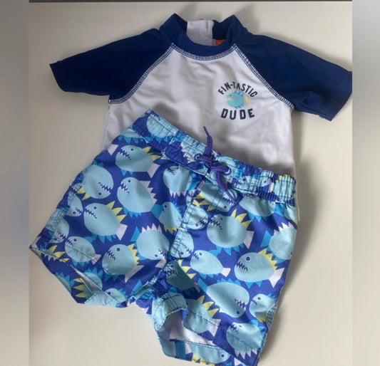 Swimsuit/ Rashguard, 3-6 months , Kids 6 Month (3-6M)