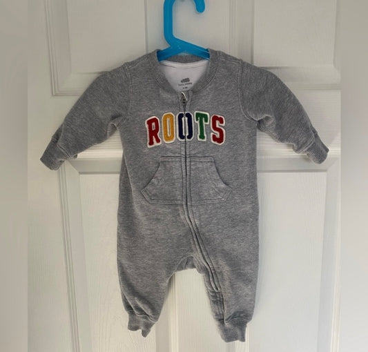 Roots Romper, 0-3 months , Kids 3 Month (0-3M)