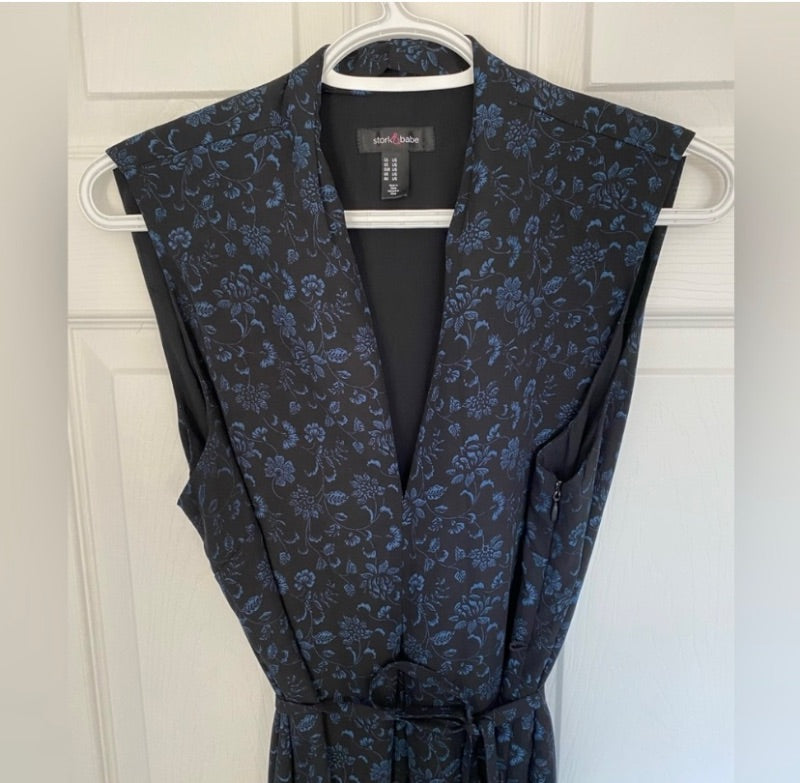 Stork & Babe Floral Maternity Dress, size L, Maternity L (12-14)