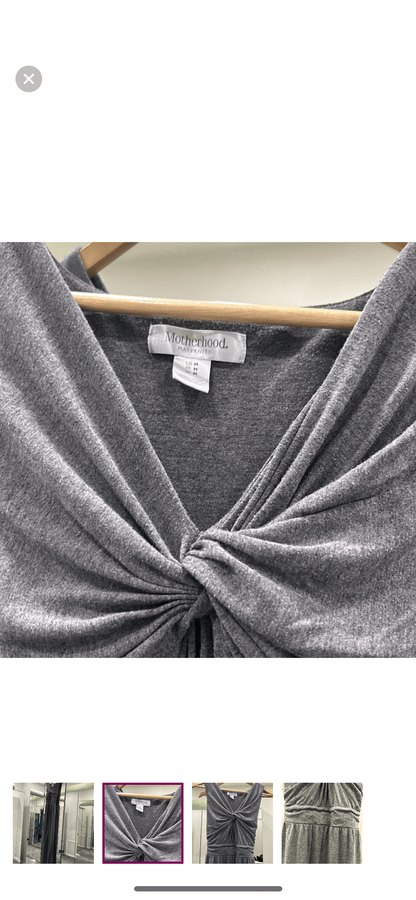 Motherhood Maternity ruched maxi dress, Maternity M (8-10)