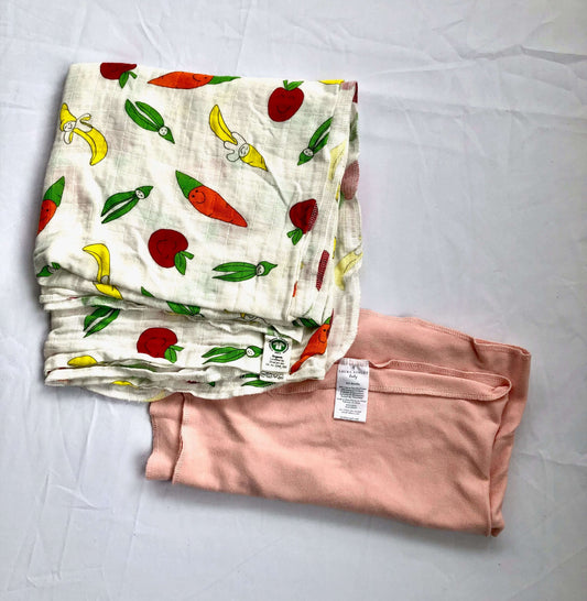Super Soft Receiving Blankets: artisan organic cotton + super soft Laura Ashley, Retails $45+