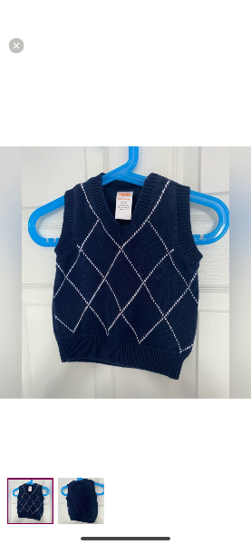 Gymboree Sweater Vest, 6-12 months, Kids 12 Month (9-12M)