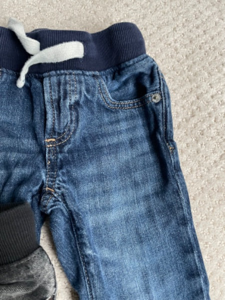 Gap, elastic waisted jeans. 3 pairs , 3T