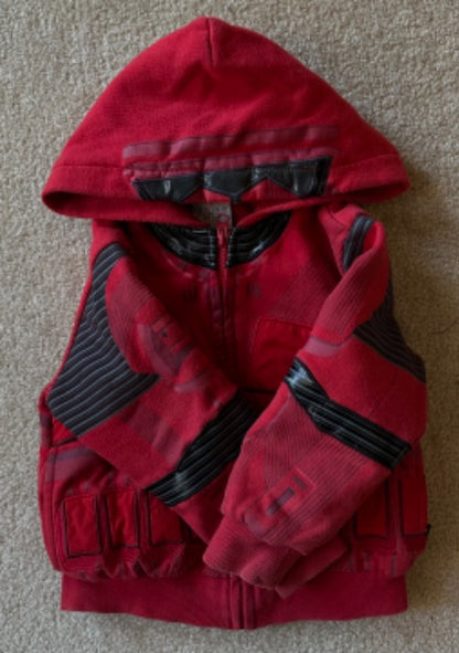 Red Star Wars hoodie, Kids 4/4T