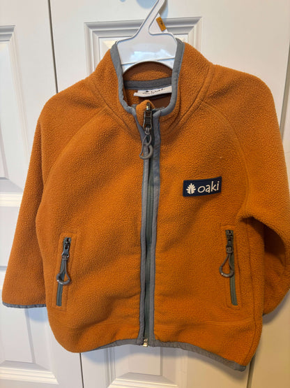 Oaki Fleece Jacket, ET, Burnt Orange, MSRP $45+, Kids 4/4T